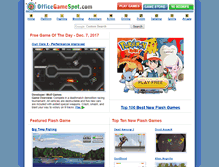 Tablet Screenshot of officegamespot.com